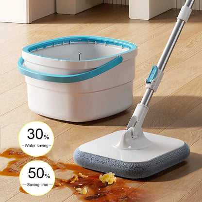 Easy Spin Mop with 360° Rotation and Large Bucket