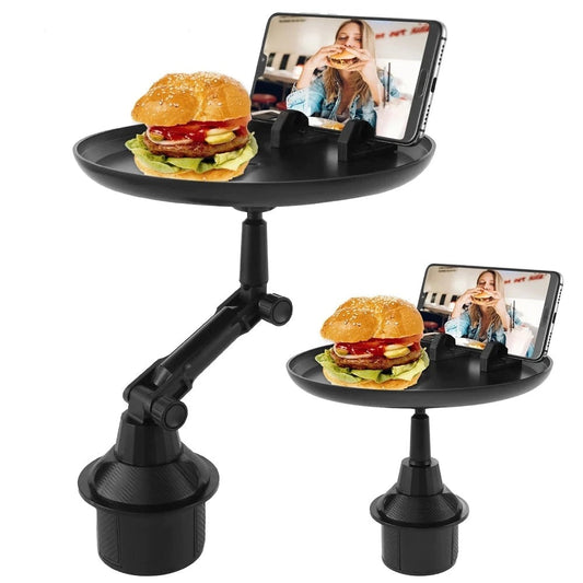 Adjustable Car Cup Holder Phone Tray - Luxicro
