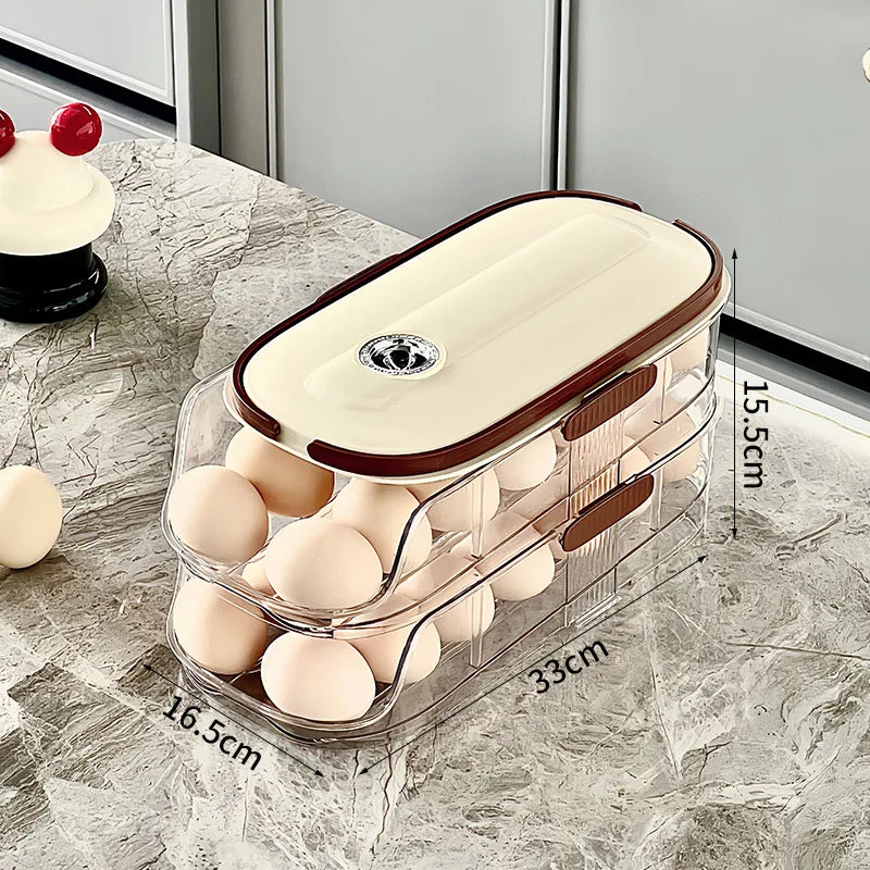 Space Saving Stackable Egg Holder Tray