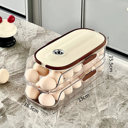Space Saving Stackable Egg Holder Tray