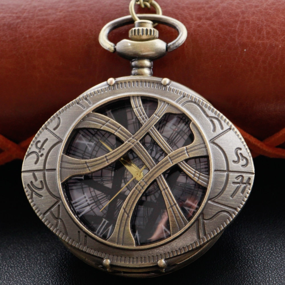 Unique Antique Style Pocket Watch Necklace - Luxicro