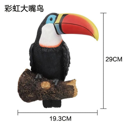 Vibrant Exotic Bird Yard Decoration