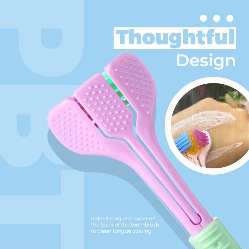 Gentle 3-Sided Soft Bristle Toothbrush
