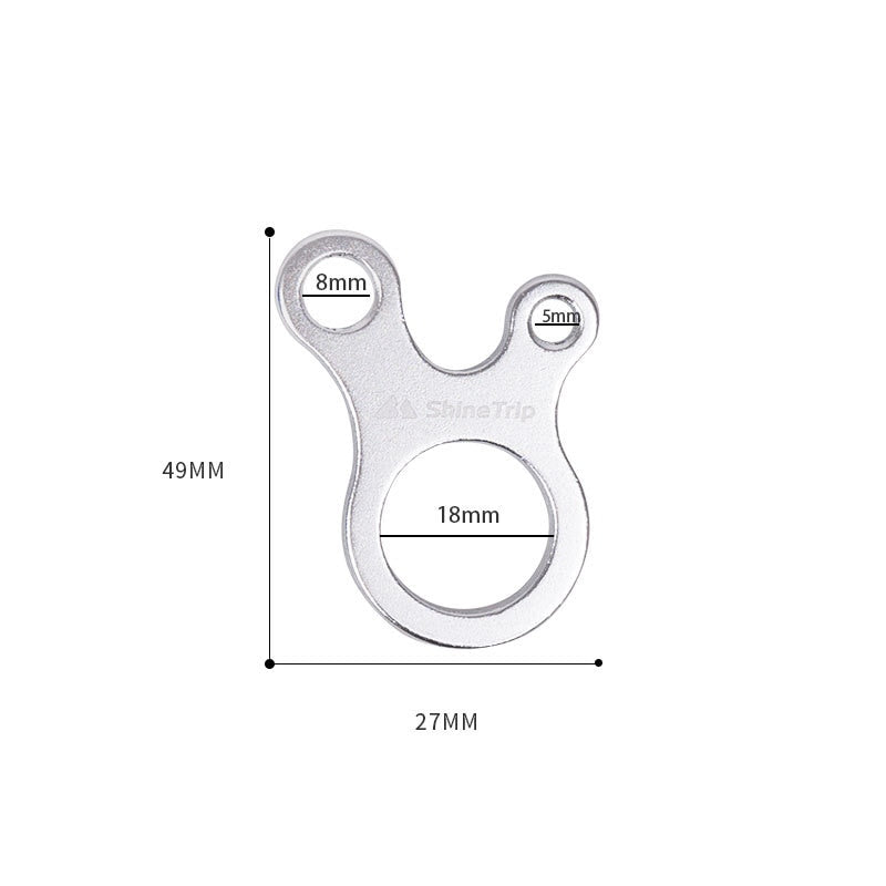 Simple 10 Pack Outdoor Rope Clamps