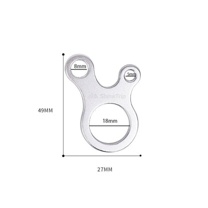 Simple 10 Pack Outdoor Rope Clamps