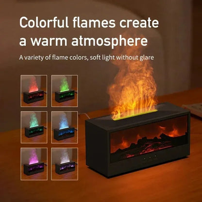 Cozy Warm Mist Fireplace Humidifier