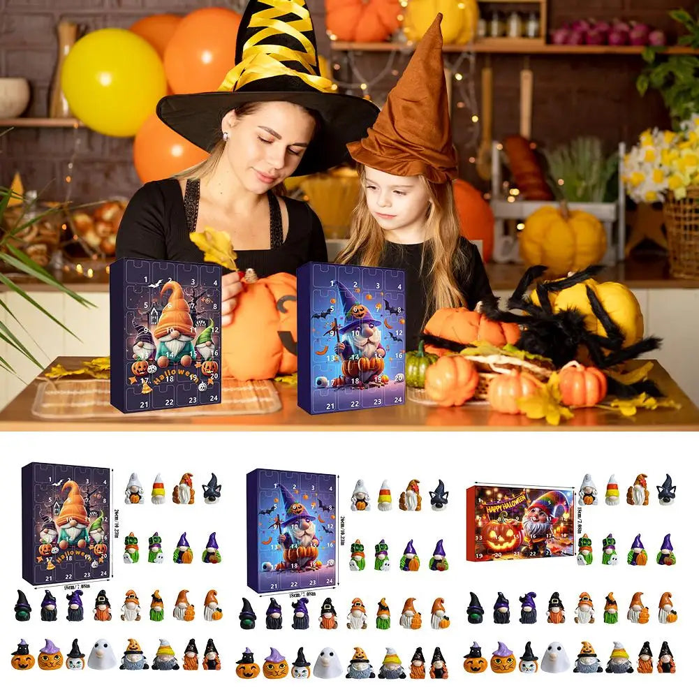 Spooky Halloween Countdown Calendar 2025 Holiday Decor - Luxicro