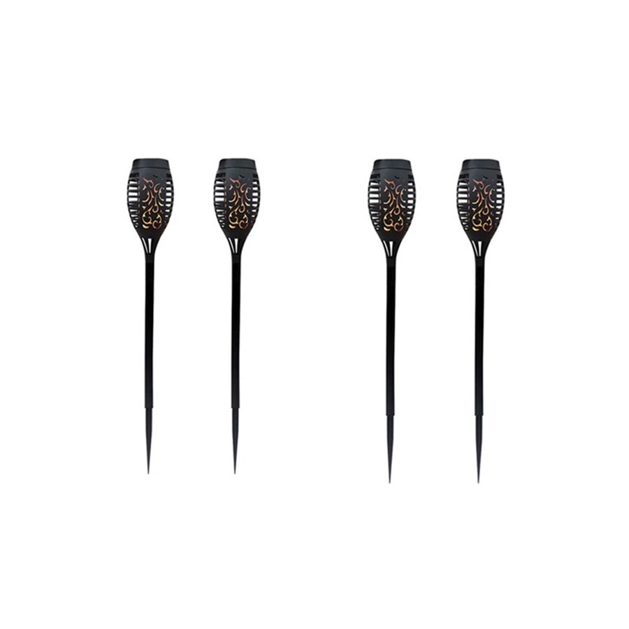 Outdoor Solar Powered Flickering Flame Lamp
