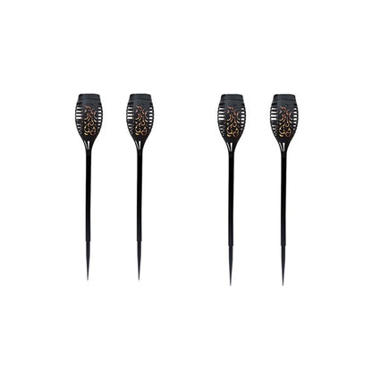 Outdoor Solar Powered Flickering Flame Lamp