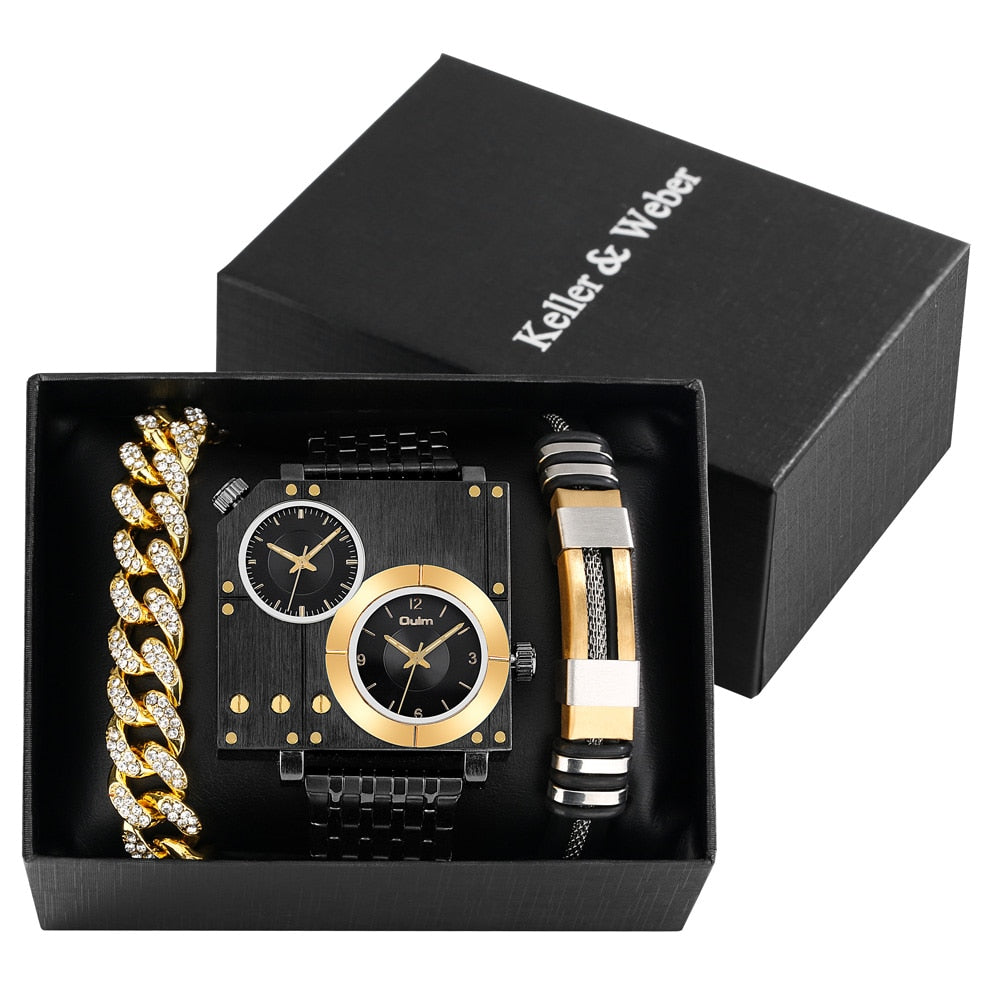 Luxury Wooden Square Watch Storage Case