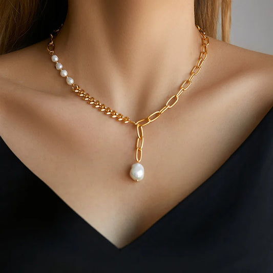 Delicate Gold Chain Layered Necklace - Luxicro