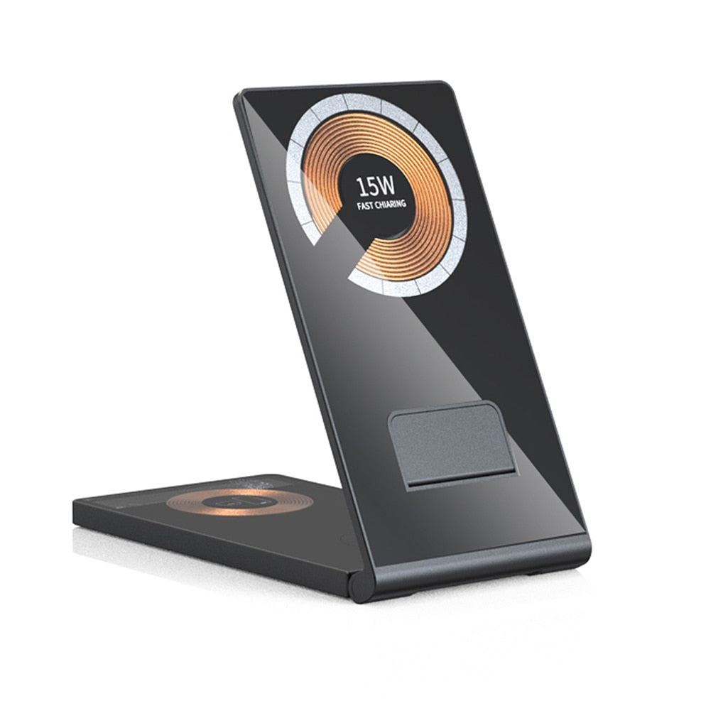 Slim Foldable Wireless Phone Charger Stand - Luxicro