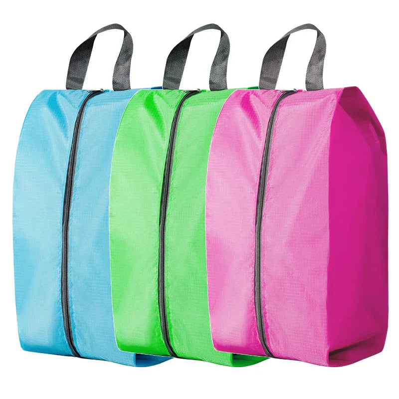 Waterproof Travel Shoe Pouch with Zipper - Luxicro