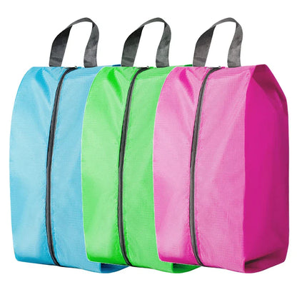 Waterproof Travel Shoe Pouch with Zipper - Luxicro