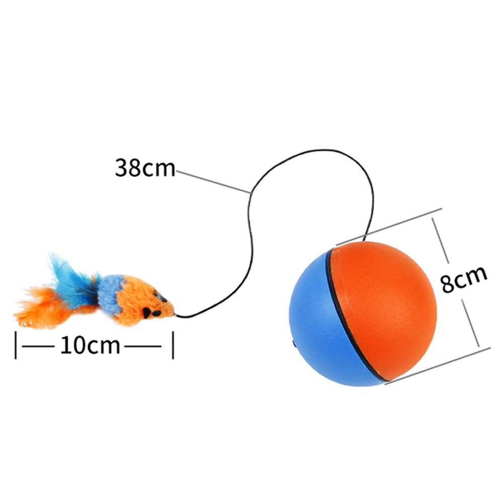 Fun Interactive Motorized Cat Toy Ball