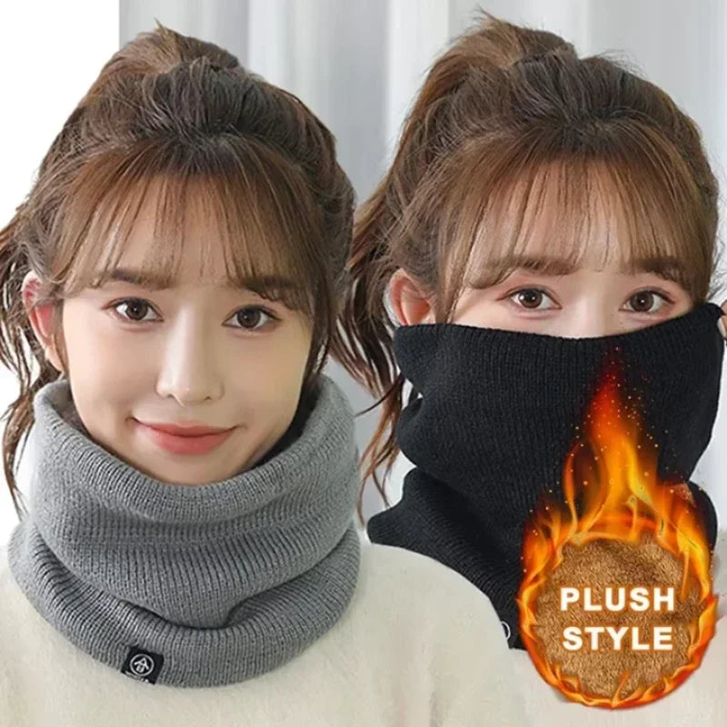 Cozy Soft Plush Winter Scarf for Men Women