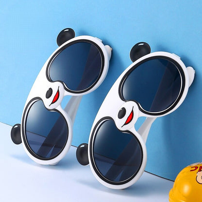 Fun Kids Panda Frame Sunglasses