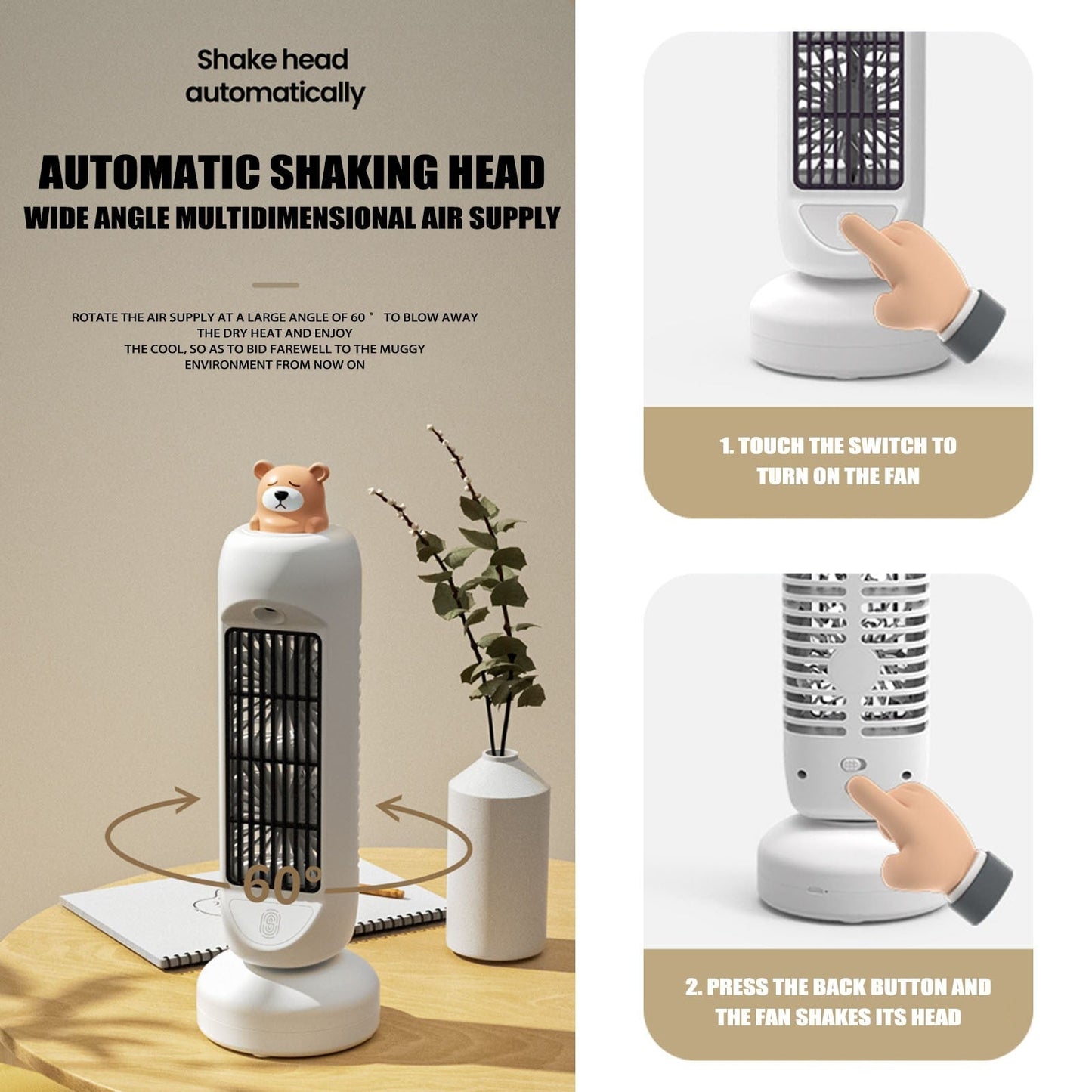 Mini Personal Evaporative Cooling Fan