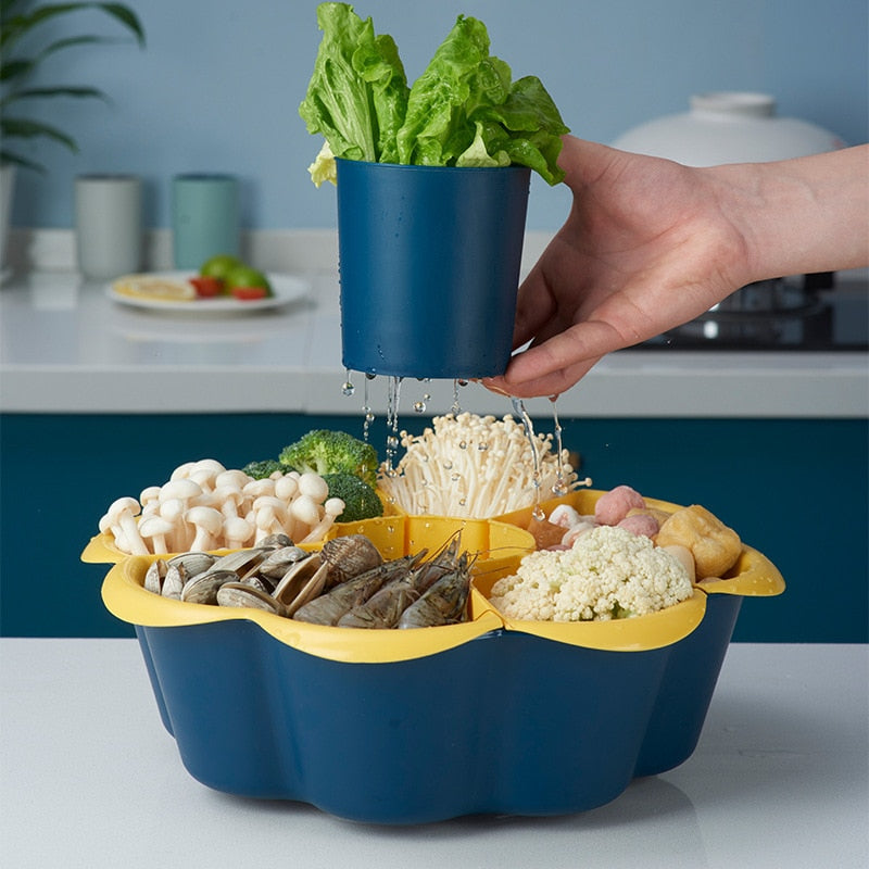 Quick Fresh Veggie Washing Basket - Luxicro