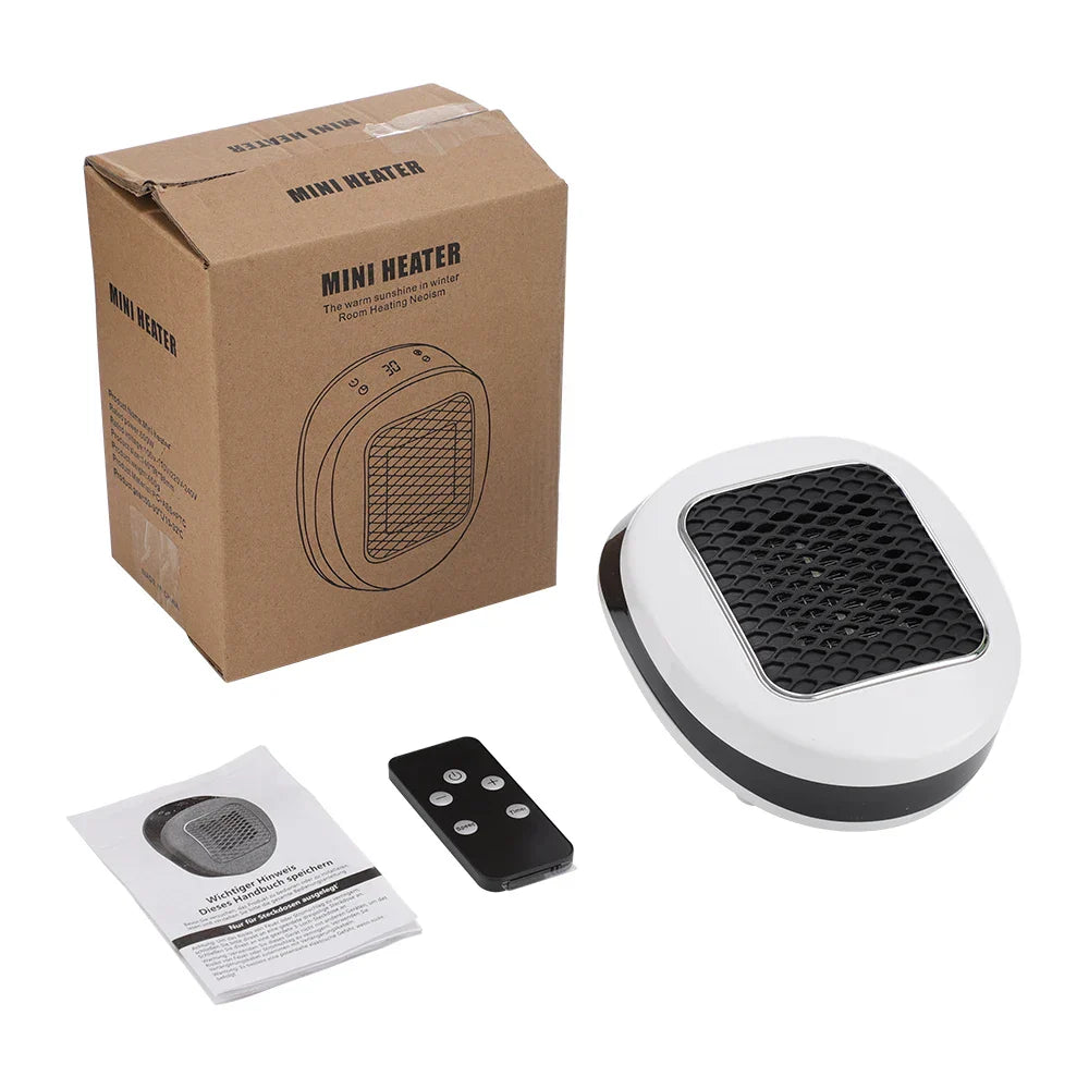 Fast Compact Electric Wall Heater with Remote