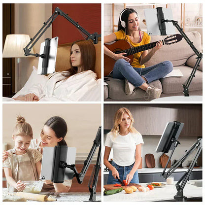 Compact Tablet Holder - 360° Adjustable Stand
