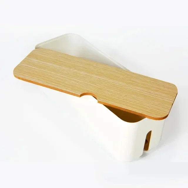 Compact Office Cord Storage Box
