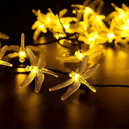 Outdoor Solar Fairy Lights 5m with 20 LED Dragons