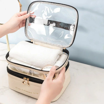Practical Travel Cosmetics Case Waterproof Zip Pouch