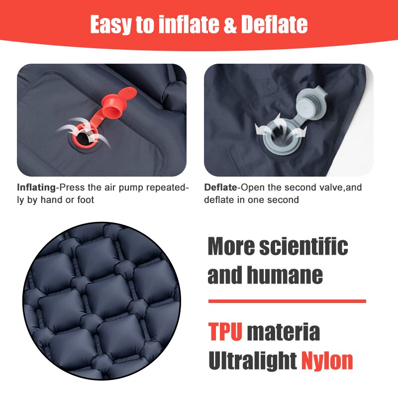 Compact Inflatable Outdoor Sleep Mattress