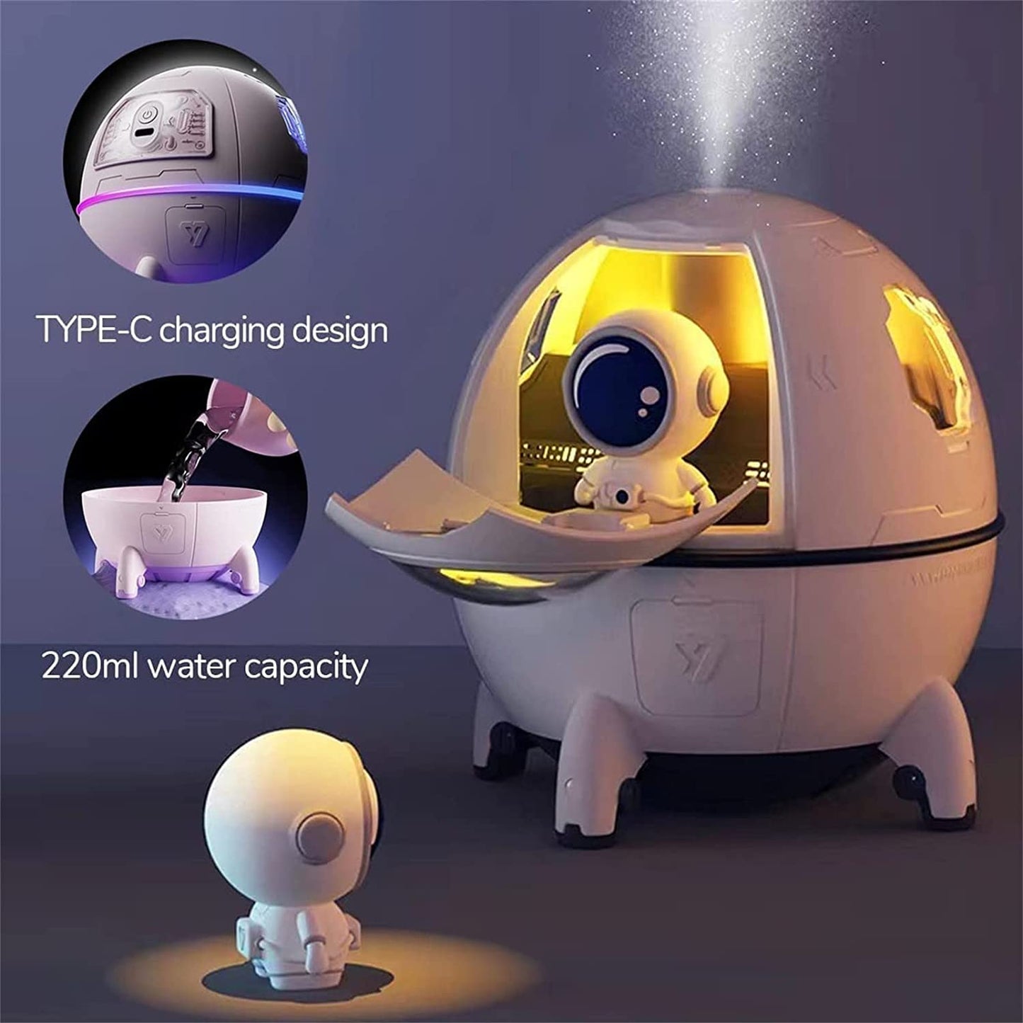 Compact Ultra Fine Mist Air Humidifier