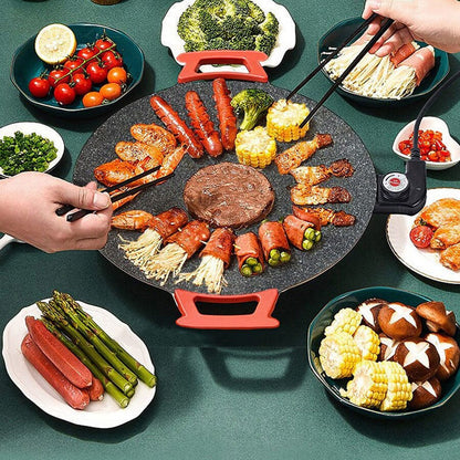 Easy Clean Indoor Electric BBQ Grill Plate