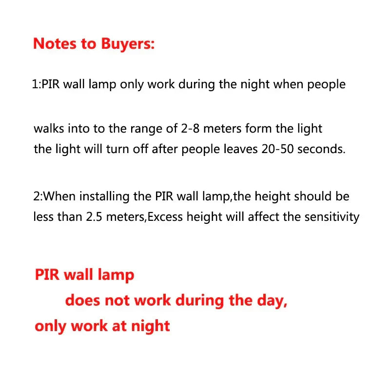 Energy Efficient Motion Sensor Outdoor Light