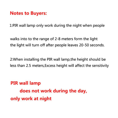 Energy Efficient Motion Sensor Outdoor Light