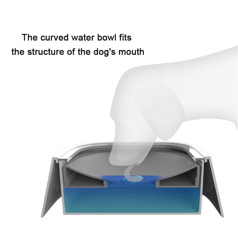 Leak Resistant Dog Water Bowl Feeder