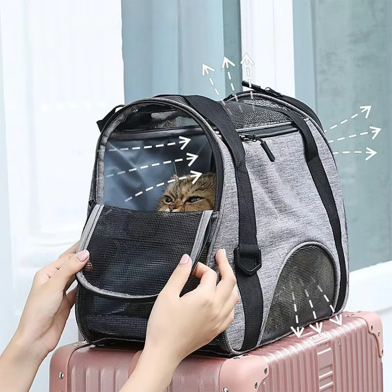 Breathable Pet Carrier Travel Tote Bag