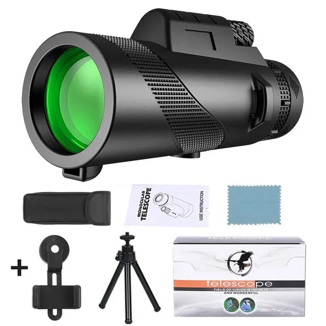 Portable 80x100 High Power Zoom Telescope