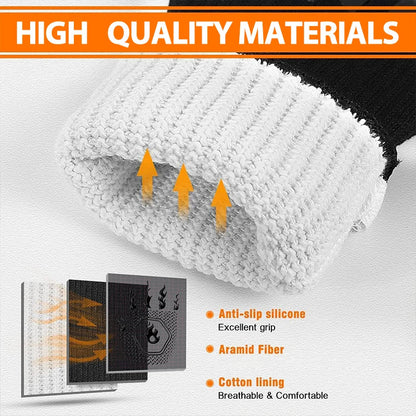 Heat Resistant BBQ Glove with Non Slip Grip