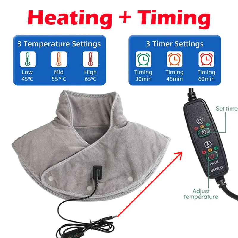 Warm Relaxing Heat Massage Wrap with Vibration Therapy - Luxicro
