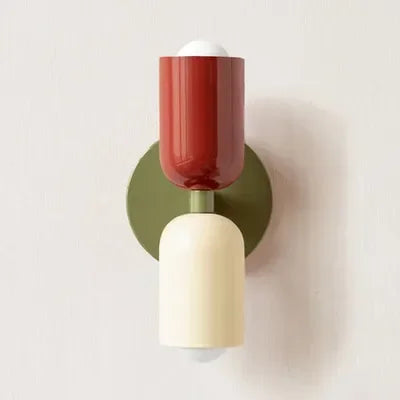 Classic White Dual Head LED Wall Lamp