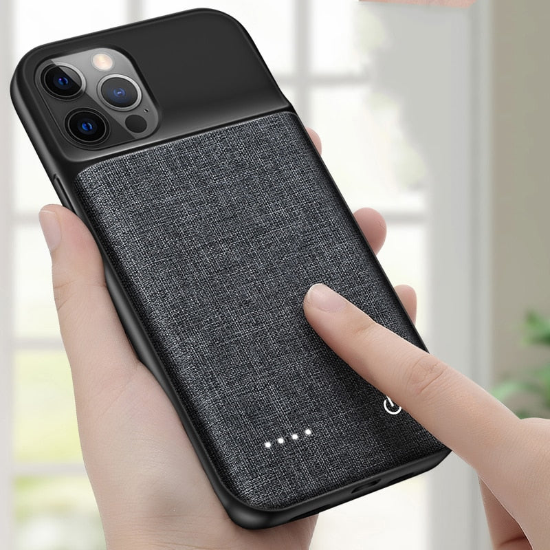 Compact iPhone Battery Charging Cover - Luxicro