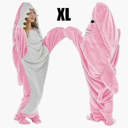 Cozy Shark Hoodie Blanket Costume