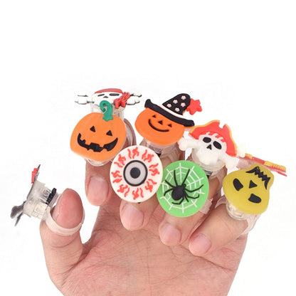 Spooky Glow In Dark Skull Ring