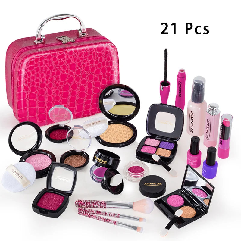 Fun Girls Makeup Kit With Lip Gloss Nail Polish