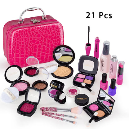 Fun Girls Makeup Kit With Lip Gloss Nail Polish