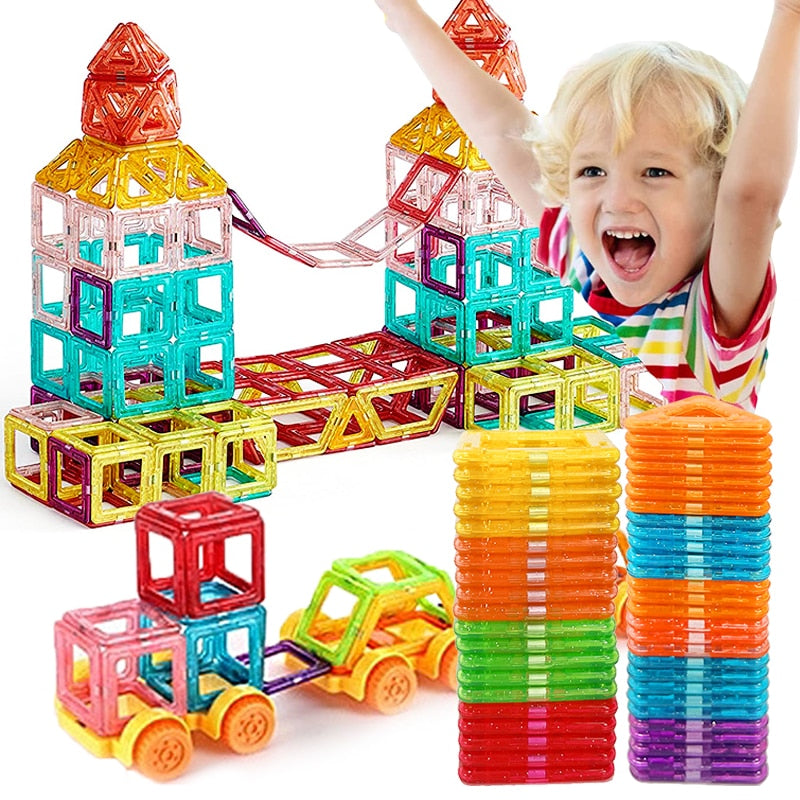 Colorful Magnetic Building Blocks Set