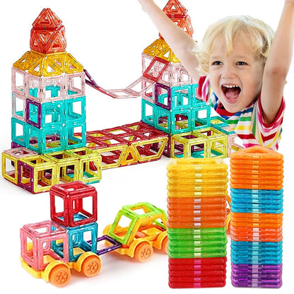 Colorful Magnetic Building Blocks Set