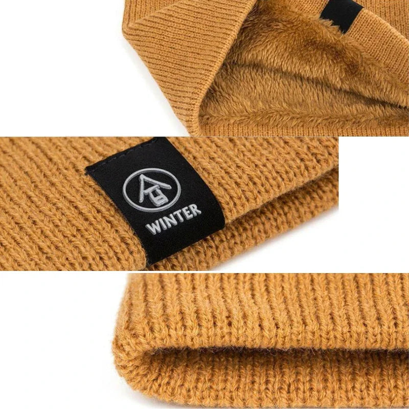 Soft Fleece Lined Winter Scarf for Men and Women