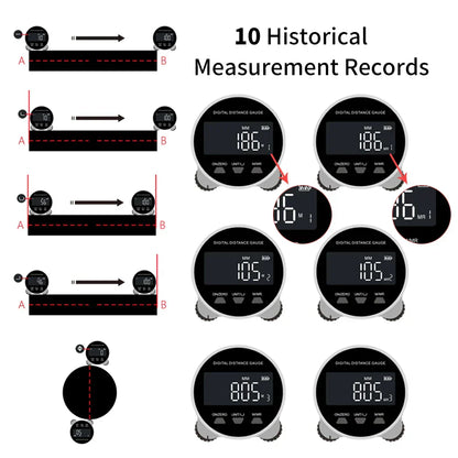 Accurate Digital Measuring Ruler with LCD Screen