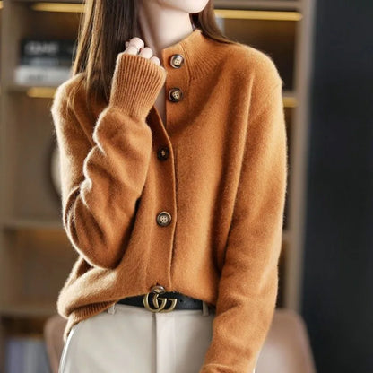 Soft Cable Crew Neck Sweater