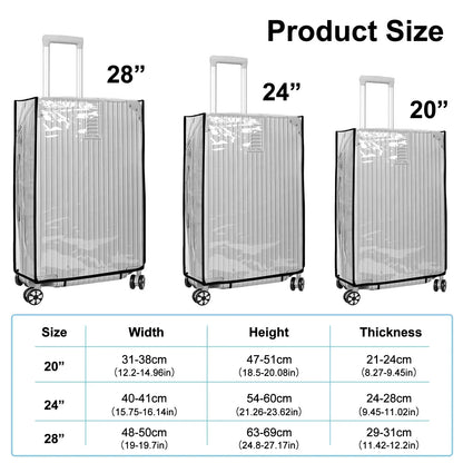 Durable Water Resistant Suitcase Cover - Luxicro